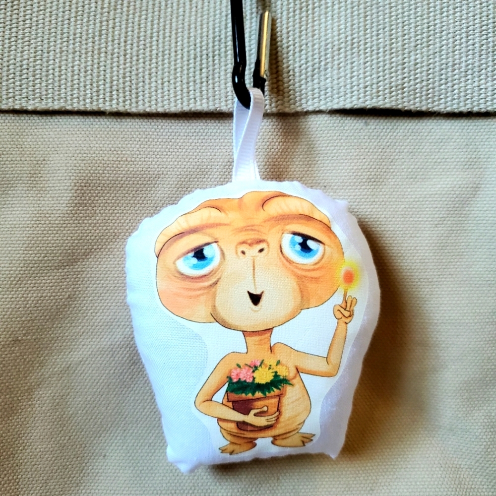 E.T. Bag Dangle/Purse Clip Keychain. New.